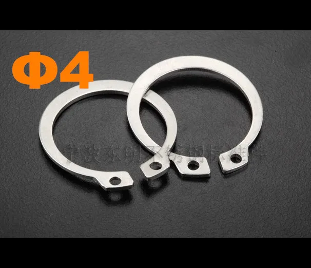500pcs/lot DIN471 M4 Stainless steel external retaining ring (Circlips for shafts) SUS304
500pcs/lot DIN471 M4 Stainless steel external retaining ring (Circlips for shafts) SUS304