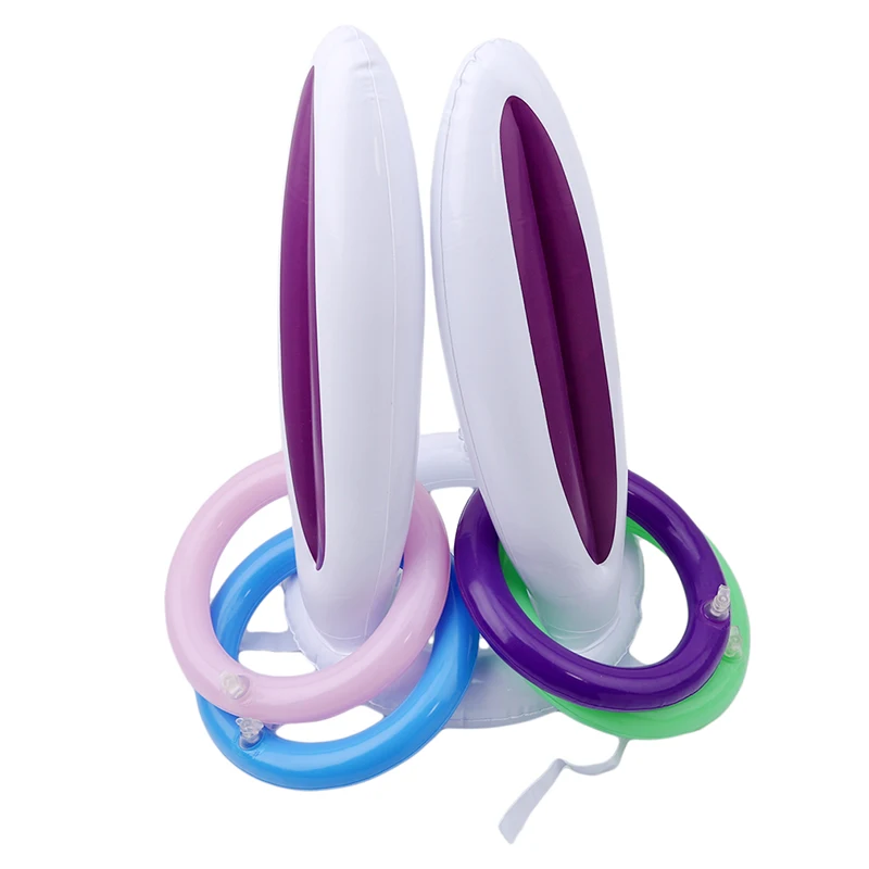 Pool Inflatable Rabbit Hat Ring Toss Toys Easter Bunny Ears Party Game Ferrule Tools Party Decoration Children Outdoor Fun Toys
Pool Inflatable Rabbit Hat Ring Toss Toys Easter Bunny Ears Party Game Ferrule Tools Party Decoration Children Outdoor Fun Toys