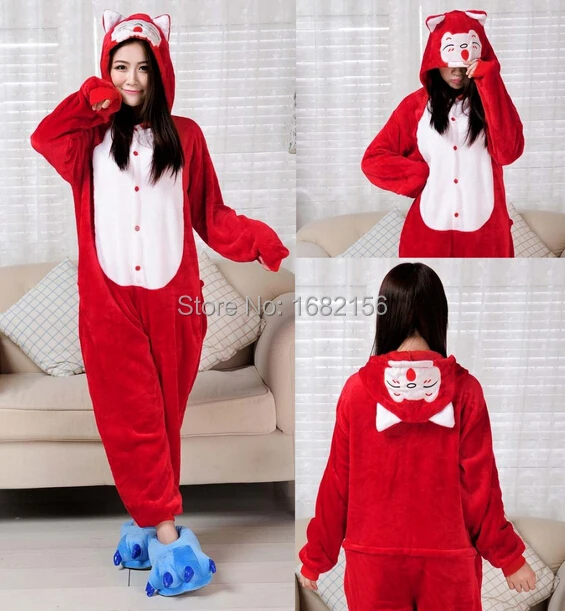 Пижама кигуруми из фланели в стиле аниме|costume adult|cosplay costumeanime onesie |