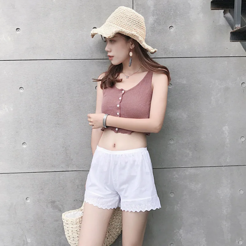 women safety pants Summer Cotton Lace Soft Comfortable Solid Color Casual Breathable Safety Pants
women safety pants Summer Cotton Lace Soft Comfortable Solid Color Casual Breathable Safety Pants