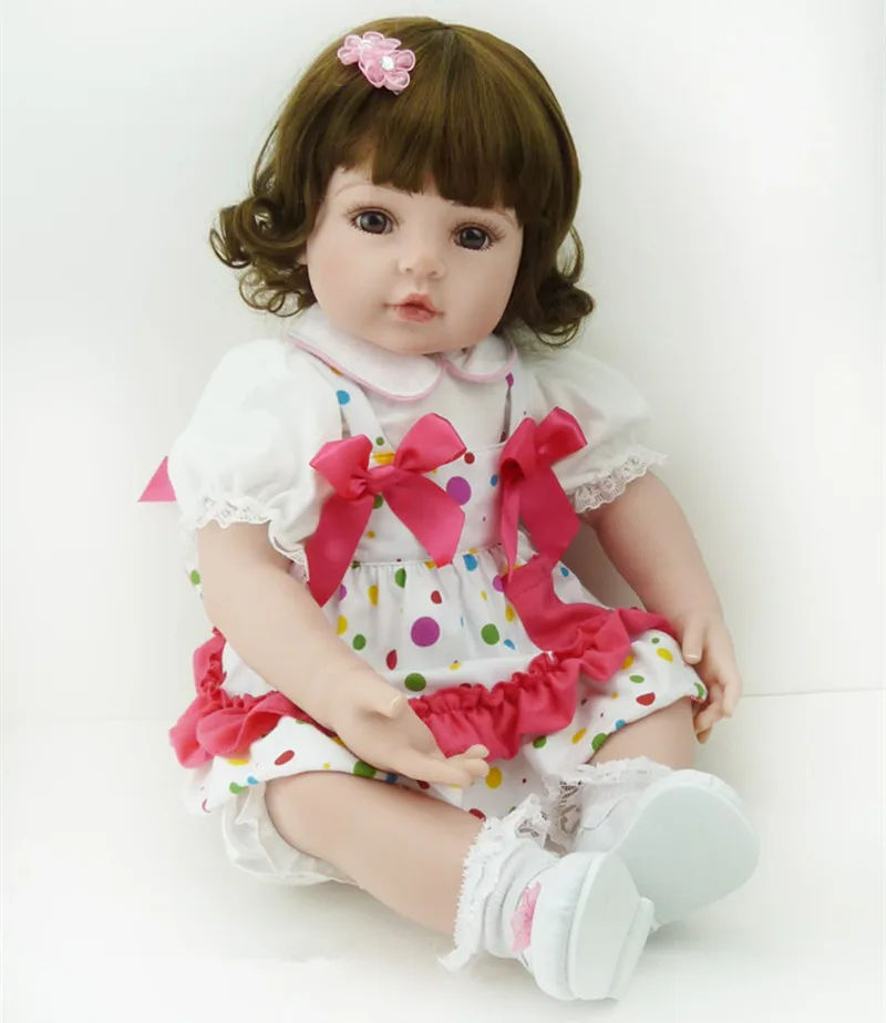 New 22" Adora Toddler Doll Bebe Reborn Girls Brown Hair Brown Eyes Girls Brinquedos Reborn Baby Doll In Princess Dress Juguetes
New 22" Adora Toddler Doll Bebe Reborn Girls Brown Hair Brown Eyes Girls Brinquedos Reborn Baby Doll In Princess Dress Juguetes