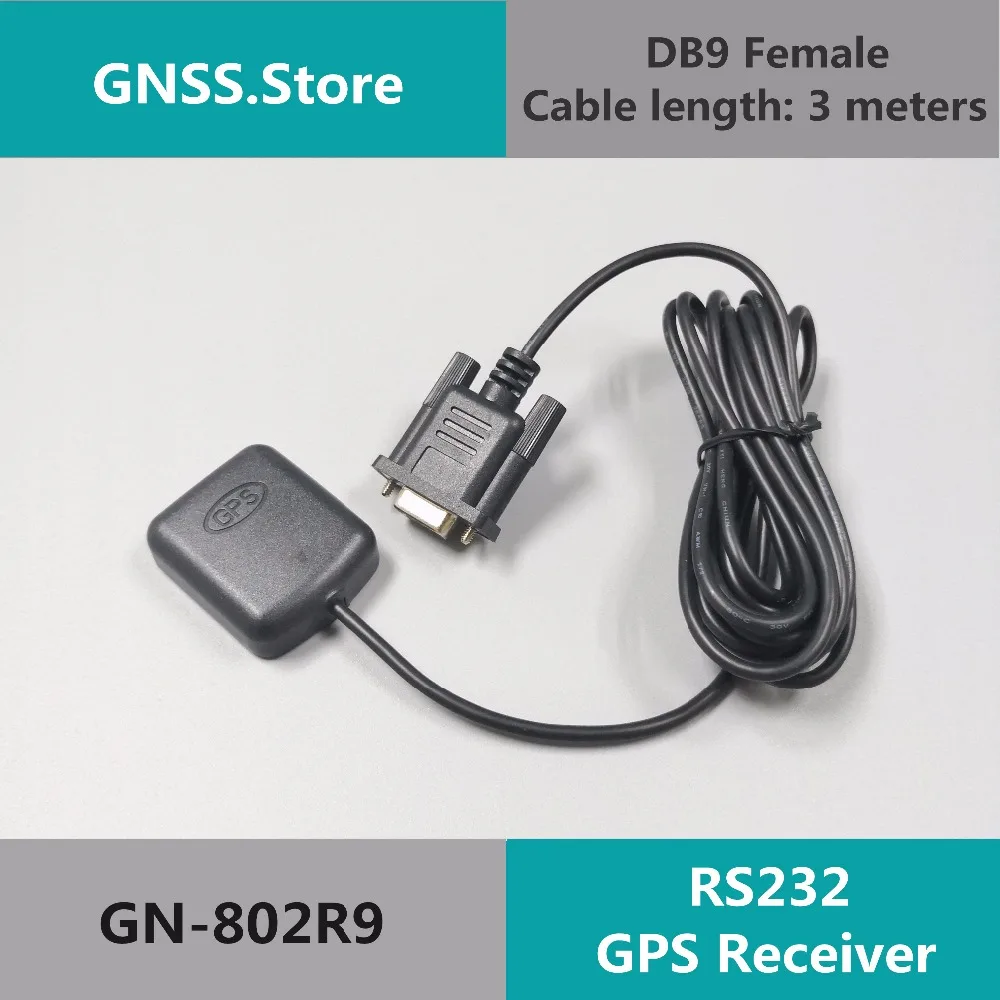 GN-802R9 5V RS232 GPS DB9 Женский Разъем водонепроницаемый модуль приемника антенны