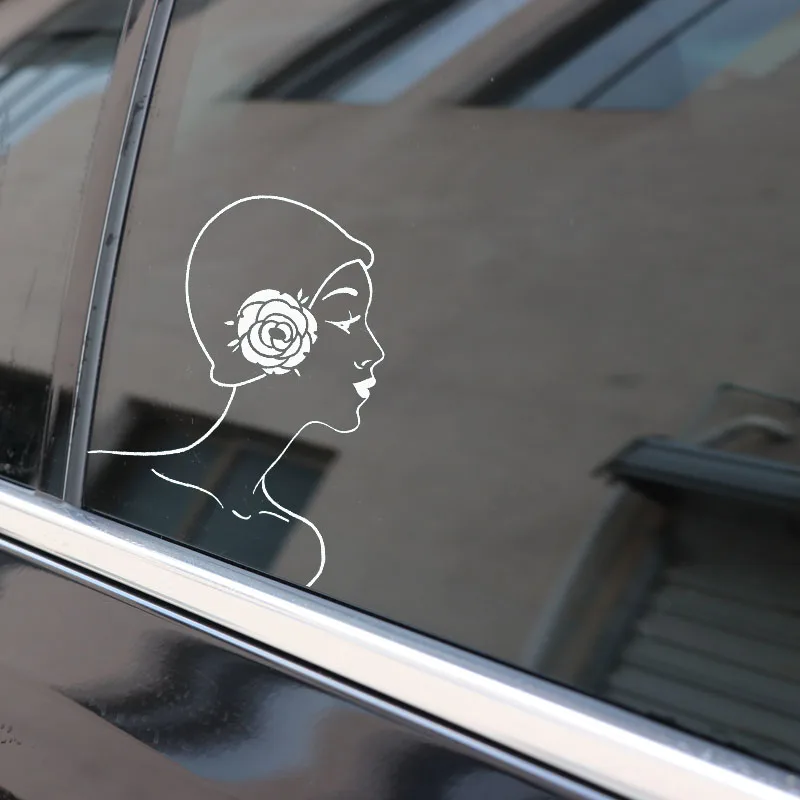 YJZT 10*14CM Modern Smart Gorgeous Elegant Girl Decal Black/Silver Popular Artistical Style Car Sticker Vinyl C20-1148
YJZT 10*14CM Modern Smart Gorgeous Elegant Girl Decal Black/Silver Popular Artistical Style Car Sticker Vinyl C20-1148