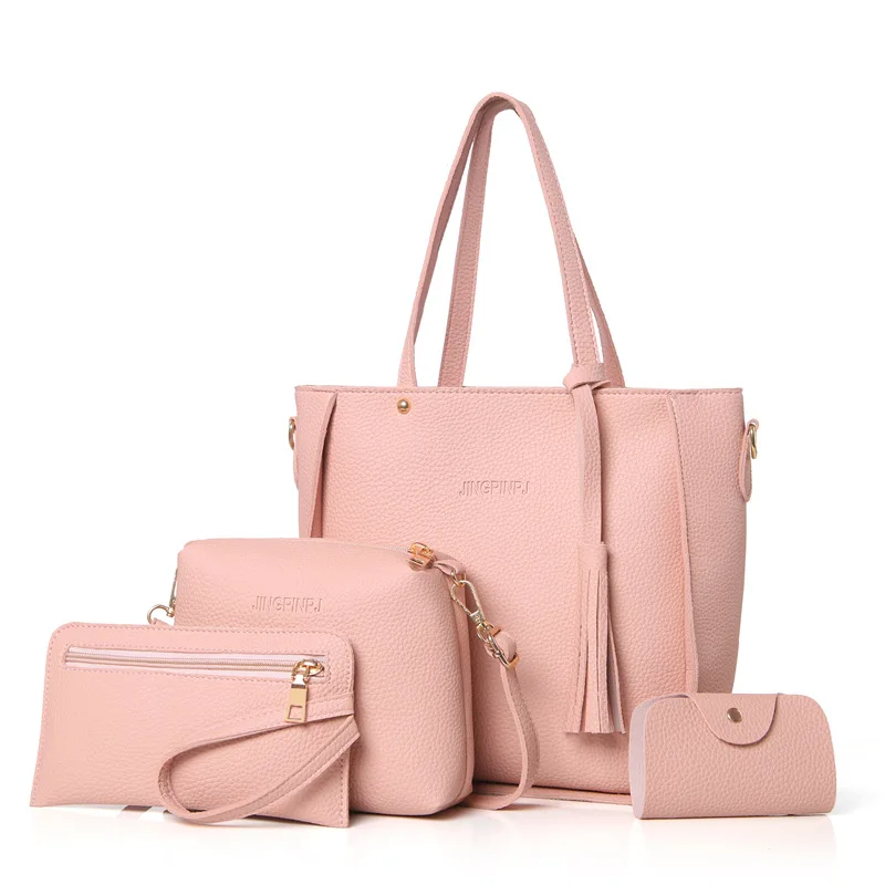 Women Bag Set Top-Handle Big Capacity Female Tassel Handbag Fashion Shoulder Bag Purse Ladies PU Leather Crossbody Bag
Women Bag Set Top-Handle Big Capacity Female Tassel Handbag Fashion Shoulder Bag Purse Ladies PU Leather Crossbody Bag