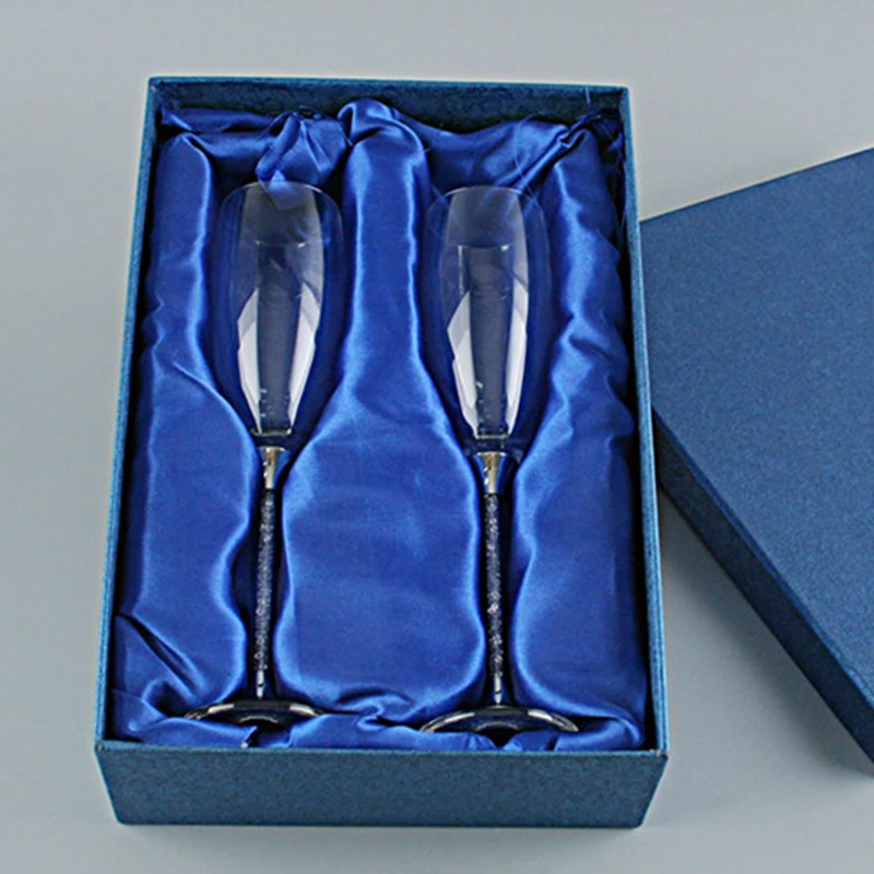 Promotional Crystal Champagne Glass, Elegant Tulip Shape Within 120mm Crystal Stand, 2pcs/set Within Shaped Foam Safty Packing
Promotional Crystal Champagne Glass, Elegant Tulip Shape Within 120mm Crystal Stand, 2pcs/set Within Shaped Foam Safty Packing