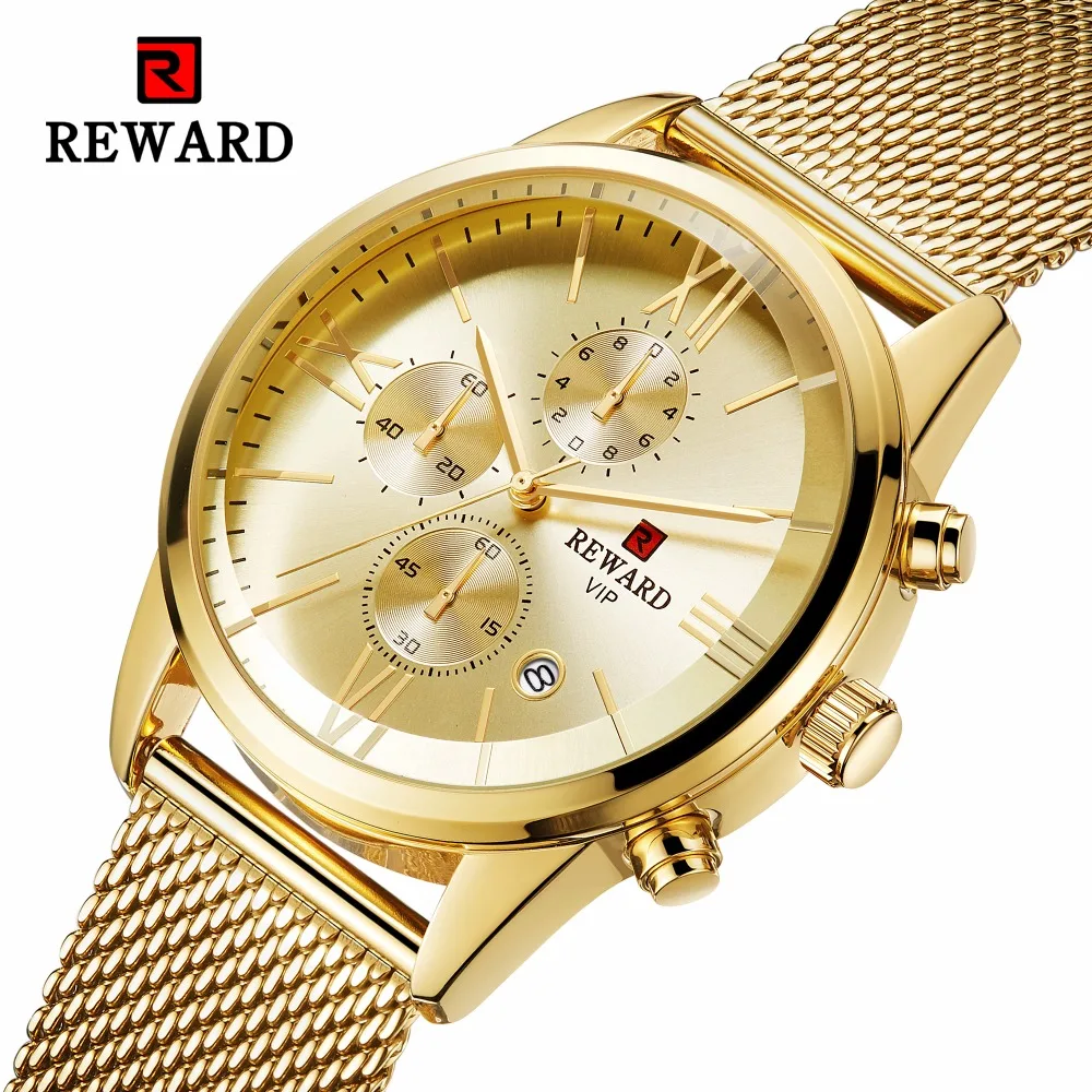 Relogio Masculino REWARD Men Watch Top Brand Luxury Sport Watch Chronograph Military Men's Watch Stainless Steel Mesh Male Clock
Relogio Masculino REWARD Men Watch Top Brand Luxury Sport Watch Chronograph Military Men's Watch Stainless Steel Mesh Male Clock