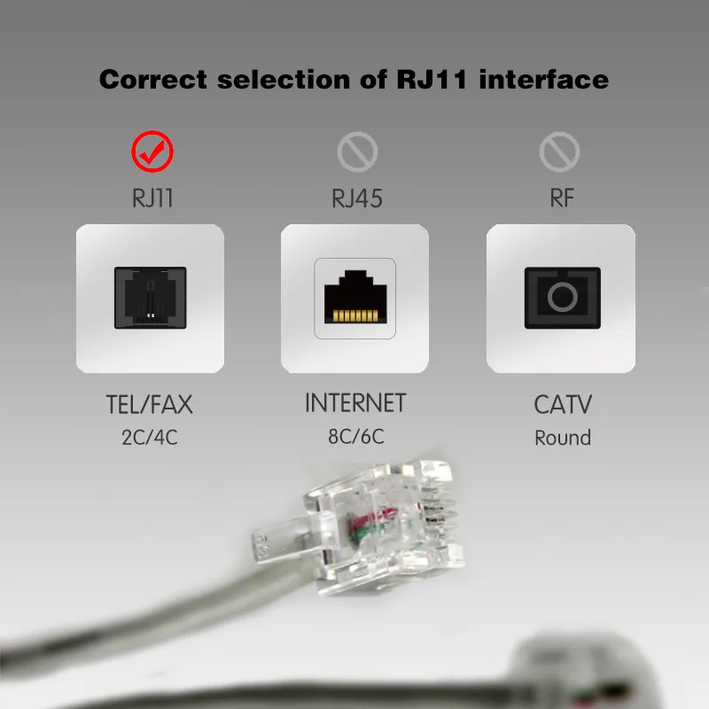 1 шт. RJ11 2 ядра кабель телефонной линии соответствие стандартам ЕС и reach/по