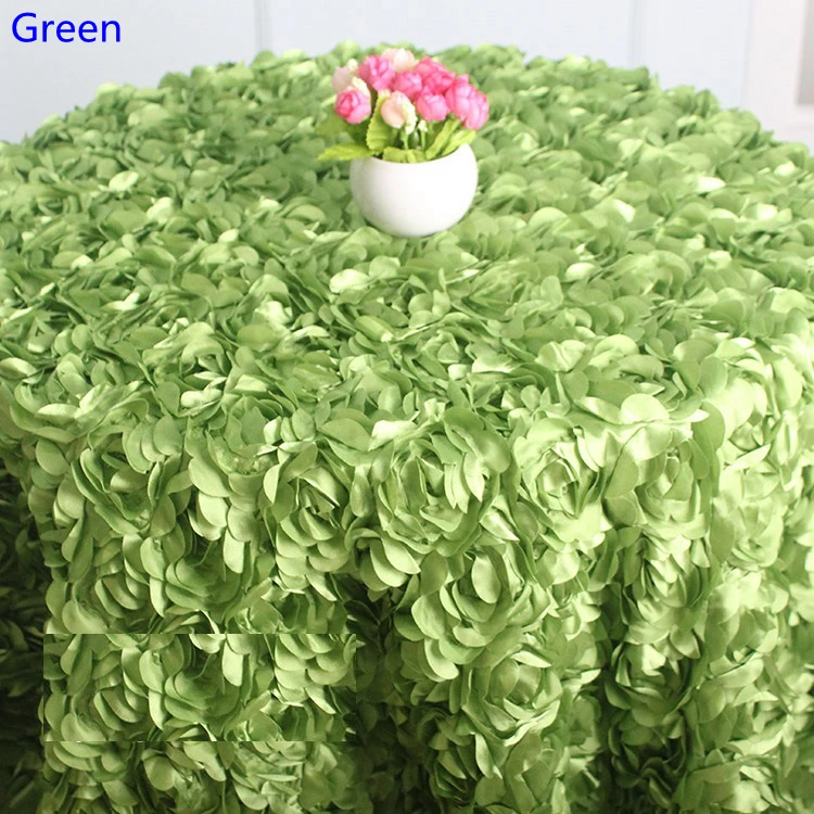 Green Colour Wedding Table Cloth Embroider Rosette Flower 3D Table Cover Hotel Banquet Party Round Tables Decoration On Sale
Green Colour Wedding Table Cloth Embroider Rosette Flower 3D Table Cover Hotel Banquet Party Round Tables Decoration On Sale