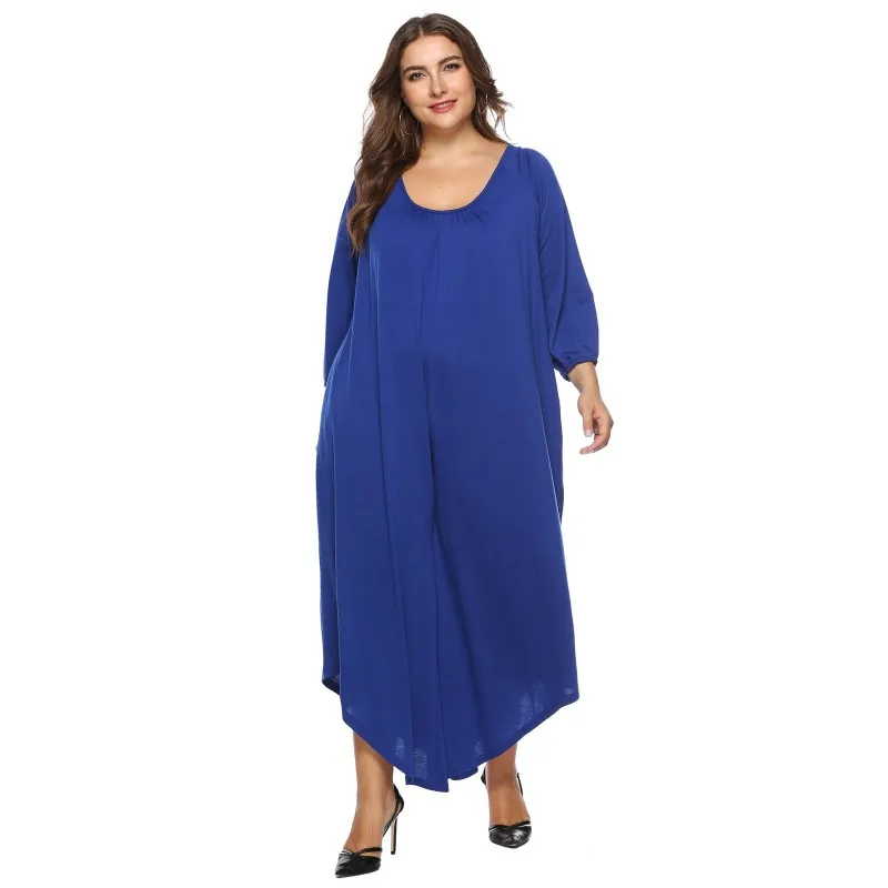 YSMARKET XL-5XLPlus Size Women Jumpsuits Solid Color Halter Wide Leg Pants Loose Casual Jumpsuit Long sleeve Autumn Winter
YSMARKET XL-5XLPlus Size Women Jumpsuits Solid Color Halter Wide Leg Pants Loose Casual Jumpsuit Long sleeve Autumn Winter