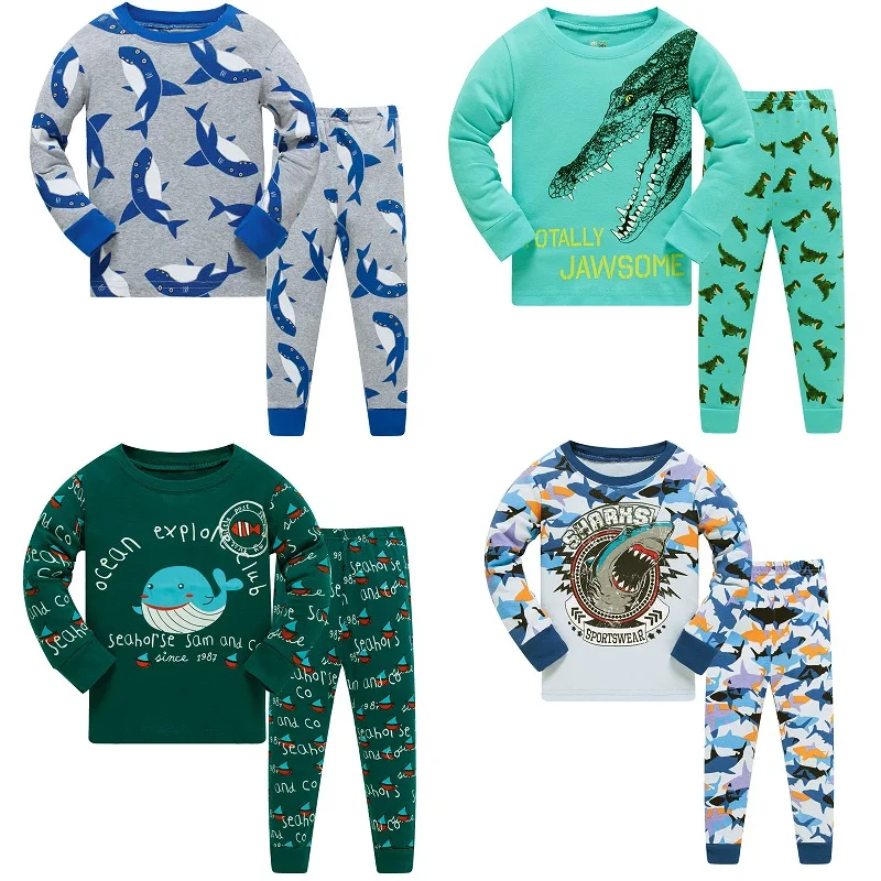 Baby Boys Pajamas Suit Boy Sleepwear Sleep Suits Kids T-Shirts Pants Children Pyjama 100% COTTON Tops Trousers Home Wear
Baby Boys Pajamas Suit Boy Sleepwear Sleep Suits Kids T-Shirts Pants Children Pyjama 100% COTTON Tops Trousers Home Wear