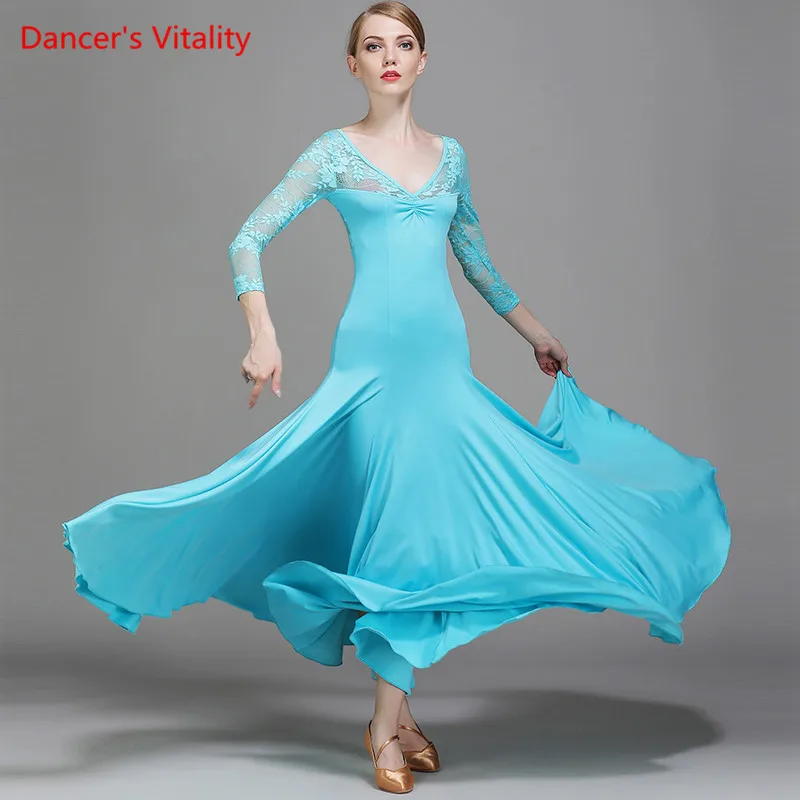 Professional sleeveless Waltz cha-cha Tango 2017 Modern Dance Dress Ballroom Dress Latin Dress Lace sleeve Dress S-XXL
Professional sleeveless Waltz cha-cha Tango 2017 Modern Dance Dress Ballroom Dress Latin Dress Lace sleeve Dress S-XXL