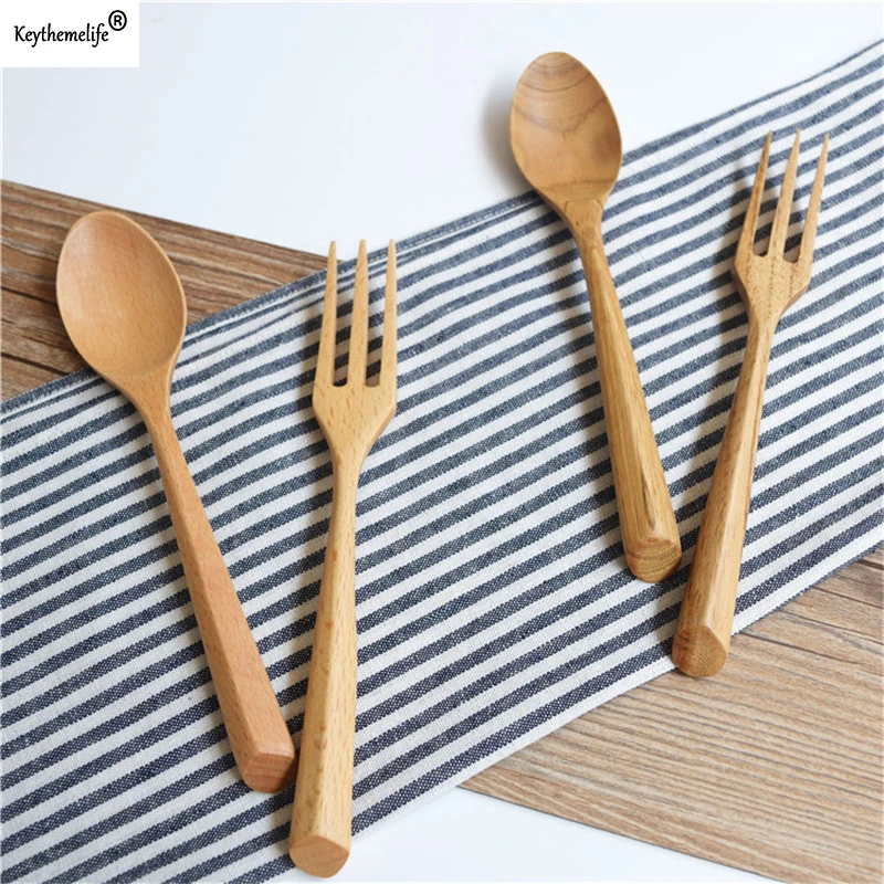 2pcs/set Wood Portable Tableware Wooden Cutlery Sets Bamboo Fork Travel Dinnerware Suit Environmental Kitchen Tool
2pcs/set Wood Portable Tableware Wooden Cutlery Sets Bamboo Fork Travel Dinnerware Suit Environmental Kitchen Tool