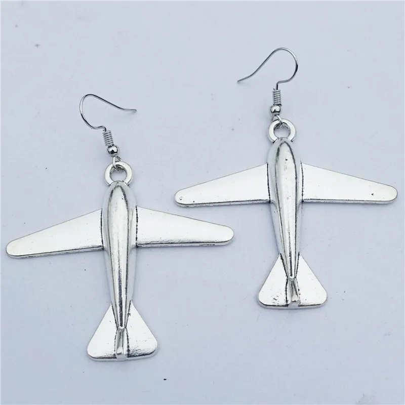 2 Pairs Pack Airplane Earrings Zinc Alloy Aircraft Plane Dangle Earring Women Retro Aeroplane Pilot Aviator Airline Stewardess
2 Pairs Pack Airplane Earrings Zinc Alloy Aircraft Plane Dangle Earring Women Retro Aeroplane Pilot Aviator Airline Stewardess