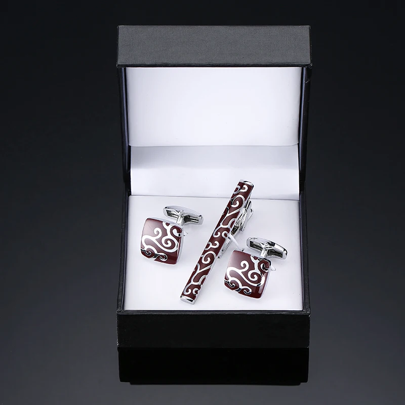 The high-end brand Cufflinks Tie Clip Mens Suit shirt Cufflinks tie clip red retro pattern Cufflinks classic luxury gifts
The high-end brand Cufflinks Tie Clip Mens Suit shirt Cufflinks tie clip red retro pattern Cufflinks classic luxury gifts