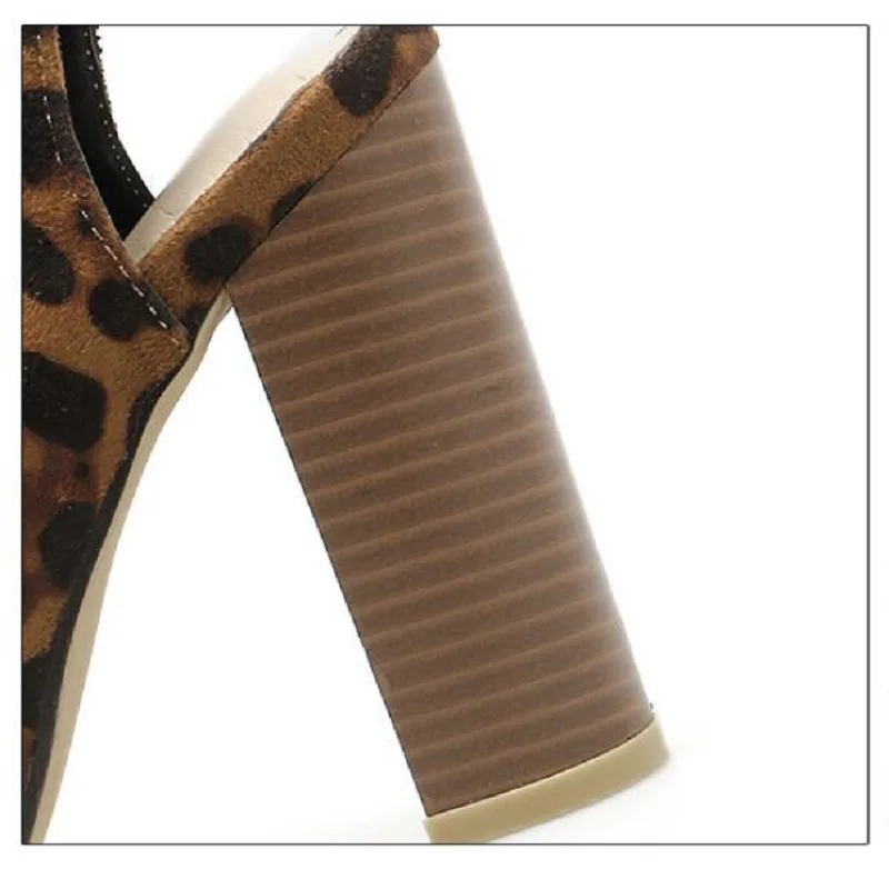 2020 new women's shoes Europe and America large size thick high heel straps leopard fish mouth ladies sandals
2020 new women's shoes Europe and America large size thick high heel straps leopard fish mouth ladies sandals