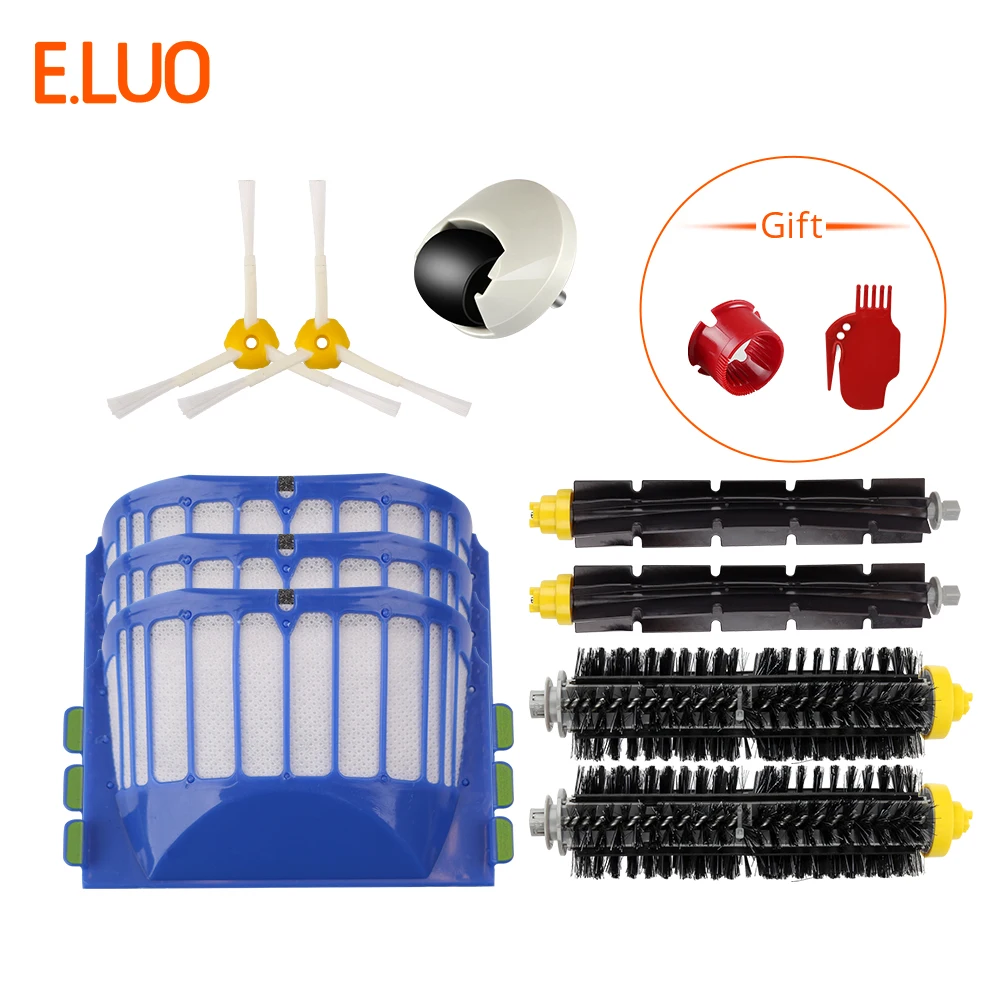 For Irobot Roomba 600 610 620 650 Series Vacuum Cleaner Replacement Part Kit Hepa Filter, Brush, wheel Cleaning Tool
For Irobot Roomba 600 610 620 650 Series Vacuum Cleaner Replacement Part Kit Hepa Filter, Brush, wheel Cleaning Tool