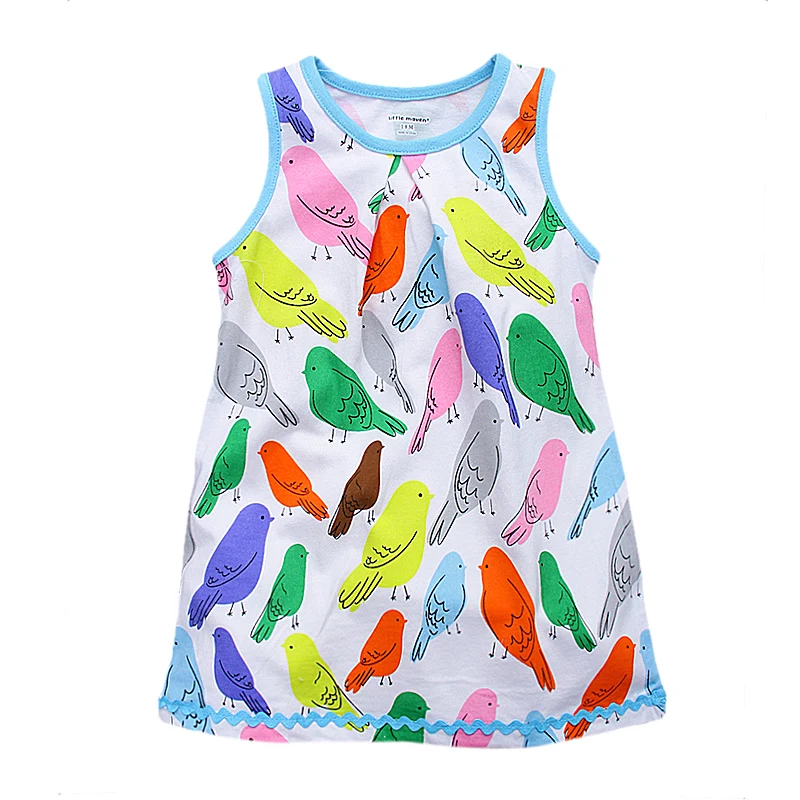 Brand Girls Dress Summer Kids Clothes Printed Cute Birds Princess Dresses Girls Clothes Woven Cotton Dresses for Girls 1-6 Yrs
Brand Girls Dress Summer Kids Clothes Printed Cute Birds Princess Dresses Girls Clothes Woven Cotton Dresses for Girls 1-6 Yrs