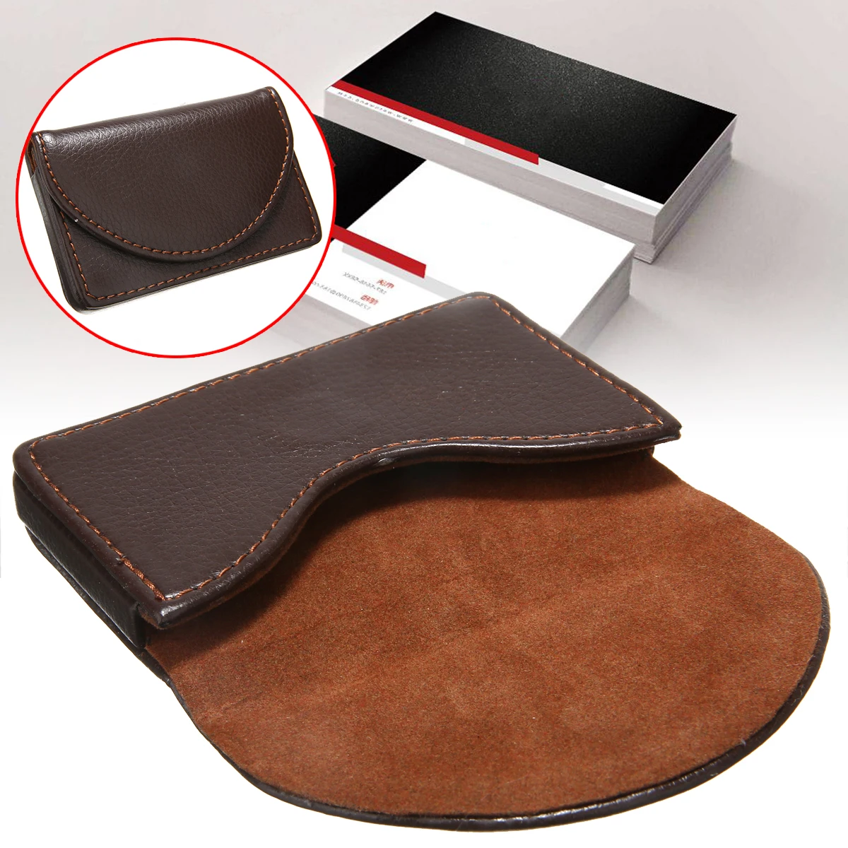 Fashion PU Leather Renovate Card Holder Brown Pocket Business ID Card Bag Credit Card Holder Case Wallet
Fashion PU Leather Renovate Card Holder Brown Pocket Business ID Card Bag Credit Card Holder Case Wallet