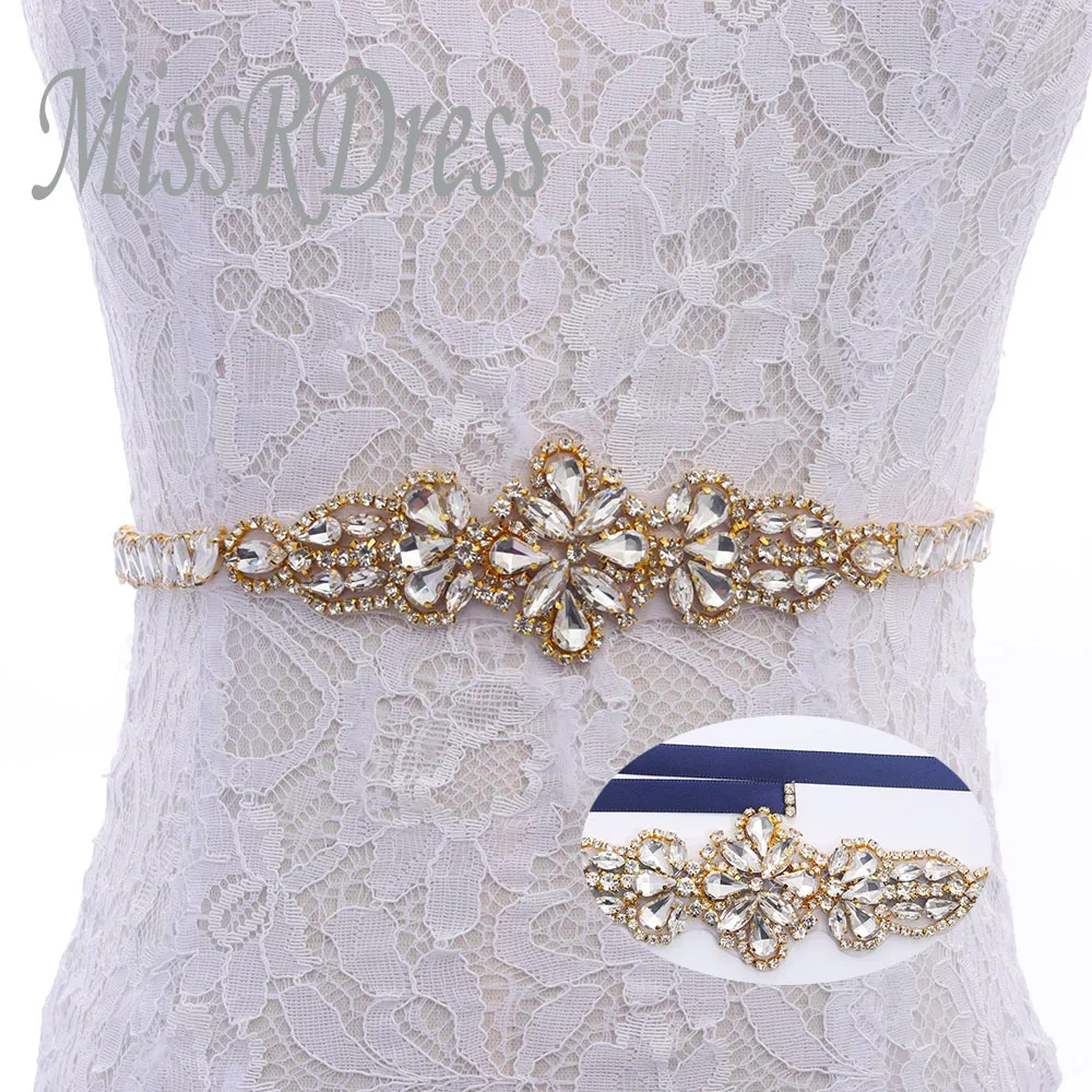 MissRDress Handmade Crystal Wedding Belt Gold Rhinestones Bridal Sash Thin Bridal Belt For Brideamaid Dresses JK869
MissRDress Handmade Crystal Wedding Belt Gold Rhinestones Bridal Sash Thin Bridal Belt For Brideamaid Dresses JK869