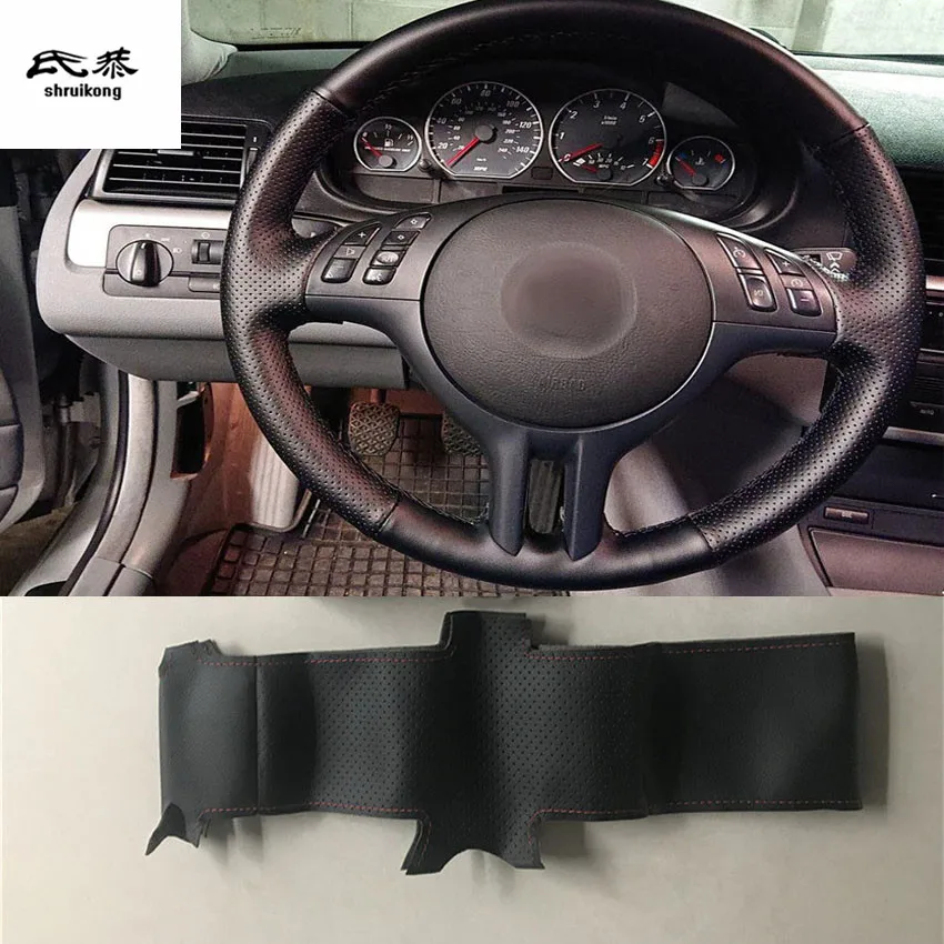 1 set Sew-on Microfiber leather car steering wheel cover Car accessories for BMW E39 E46 325i E53 X5
1 set Sew-on Microfiber leather car steering wheel cover Car accessories for BMW E39 E46 325i E53 X5