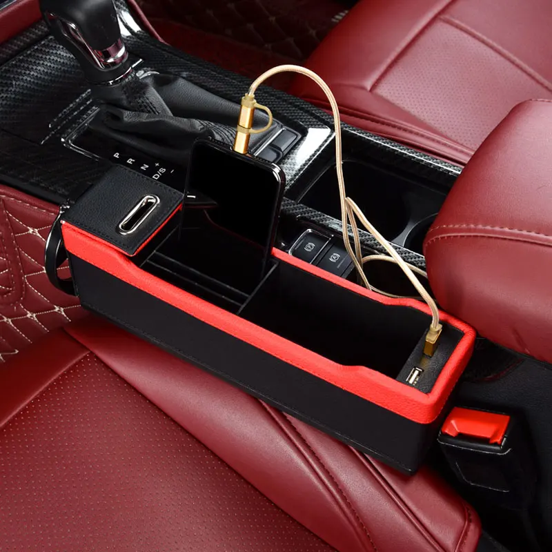 BACANO USB Charging Car Seat Organizer Crevice Storage Box Cup Drink Holder Auto Gap Pocket Stowing Tidying Car Accessories
BACANO USB Charging Car Seat Organizer Crevice Storage Box Cup Drink Holder Auto Gap Pocket Stowing Tidying Car Accessories