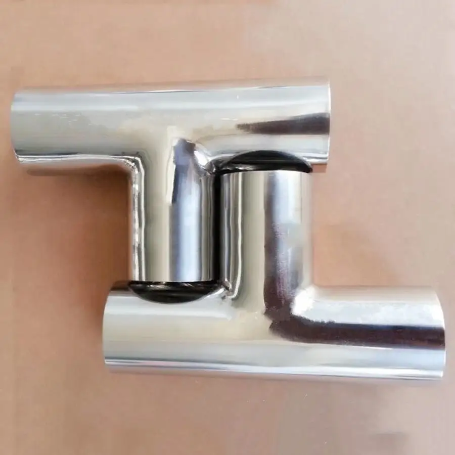 76mm 3" Pipe OD Butt Welding Auto Tee 3 Way 3A SUS 304 Stainless Steel Sanitary Fitting Spliter Homebrew Beer Wine
76mm 3" Pipe OD Butt Welding Auto Tee 3 Way 3A SUS 304 Stainless Steel Sanitary Fitting Spliter Homebrew Beer Wine