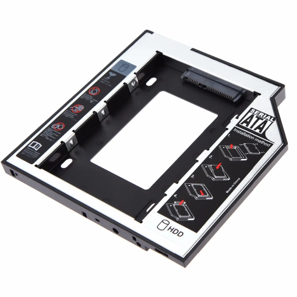 Universal 2.5 2nd 12.7mm Ssd Hd SATA Hard Disk Drive HDD Caddy Adapter Bay for Macbook Pro
Universal 2.5 2nd 12.7mm Ssd Hd SATA Hard Disk Drive HDD Caddy Adapter Bay for Macbook Pro