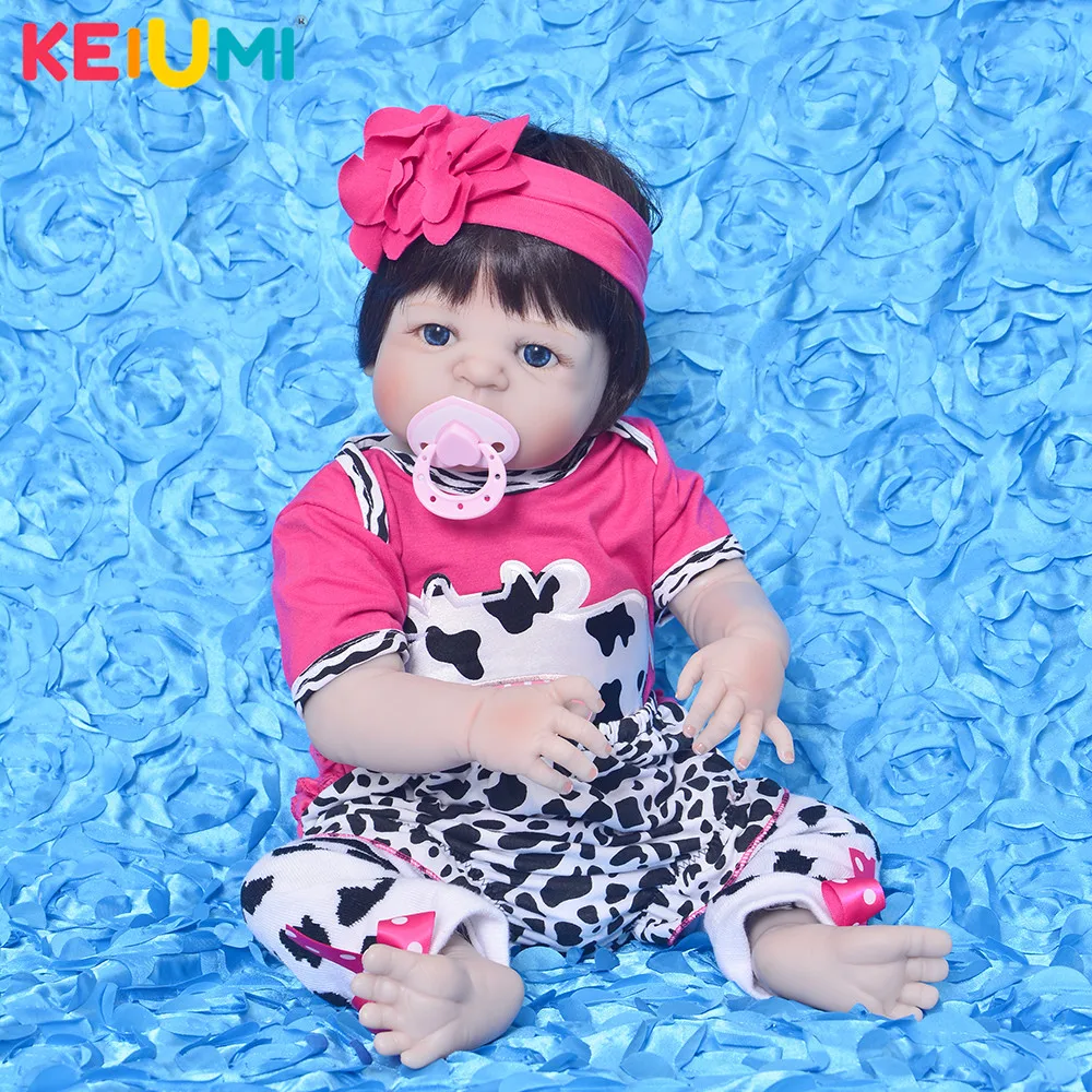 New Newborn Dolls Full Silicone Vinyl Body Baby Reborn 23 Inch Realistic Babies Girl Toys Doll Birthday Gifts For Kids
New Newborn Dolls Full Silicone Vinyl Body Baby Reborn 23 Inch Realistic Babies Girl Toys Doll Birthday Gifts For Kids