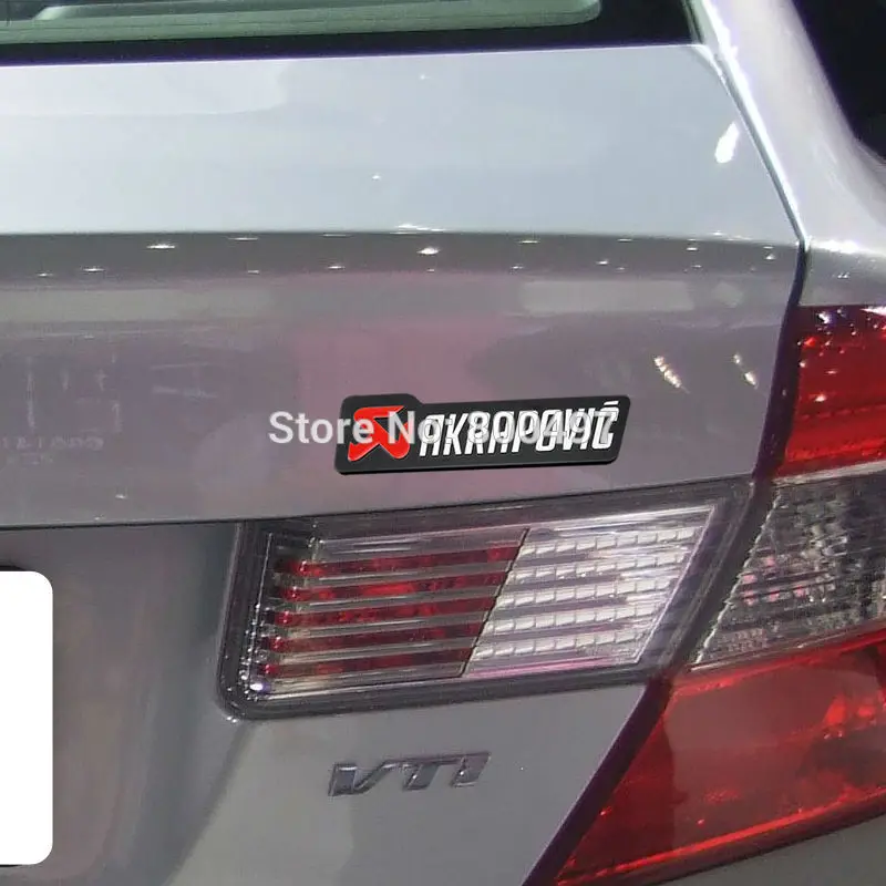 Newest 3D Aluminium Alloy Car Trunk Emblem Akrapovlc Accessories Adhesive Car Logo Car Styling Badge
Newest 3D Aluminium Alloy Car Trunk Emblem Akrapovlc Accessories Adhesive Car Logo Car Styling Badge