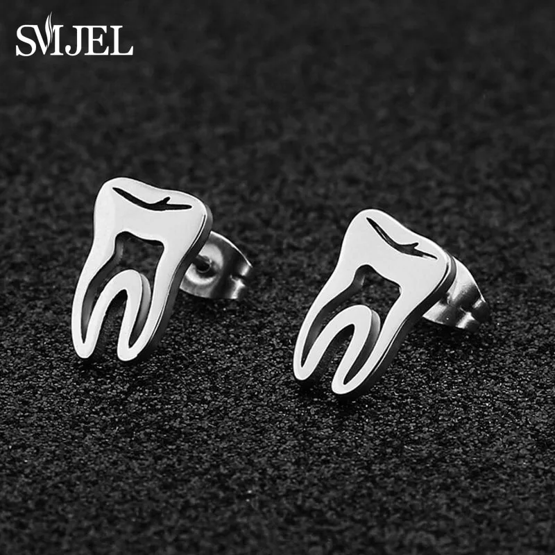 Punk Luxury Tooth Earrings Black Fashion Human Organ Stud Earring Earrings Women Doctor Nurse Jewelry Medical Graduation Gift
Punk Luxury Tooth Earrings Black Fashion Human Organ Stud Earring Earrings Women Doctor Nurse Jewelry Medical Graduation Gift