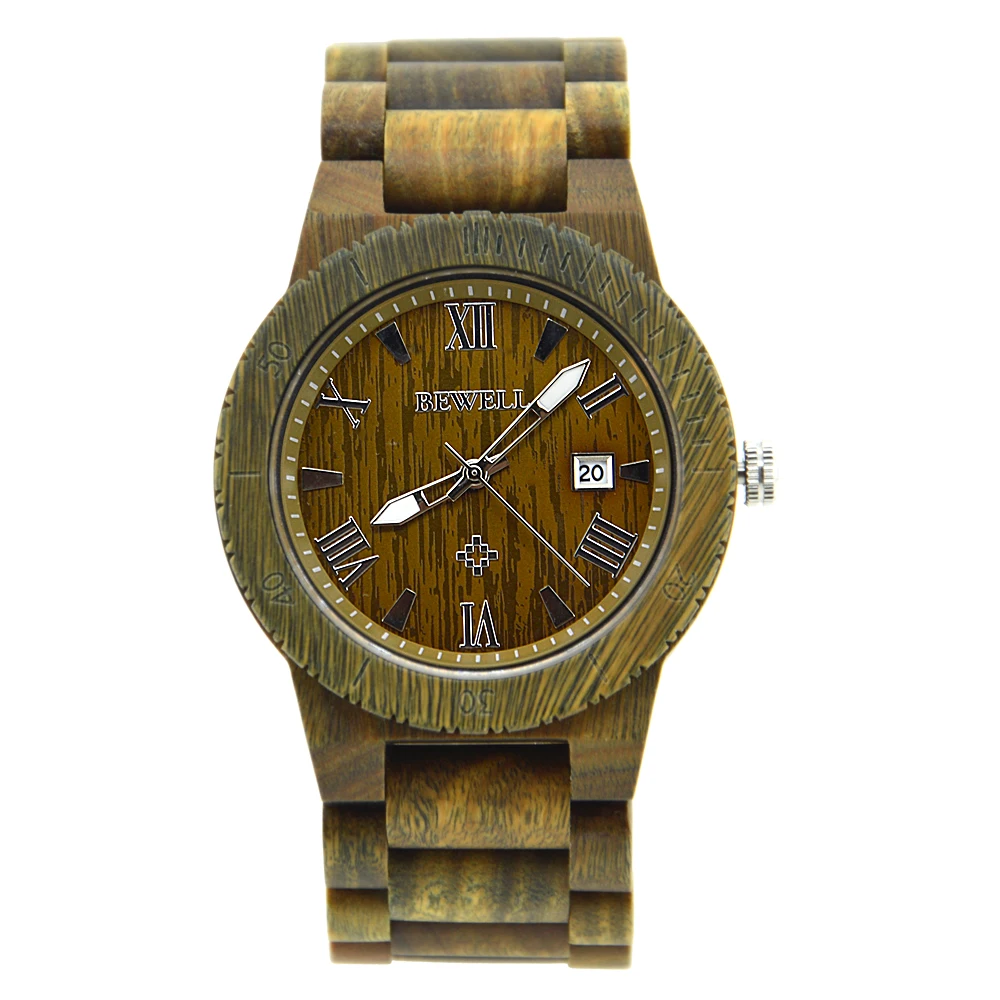 BEWELL Top Luxury Brand Quartz Mens Wrist Wood Watch Wooden Watch Band Wrist Watches Relogio Masculino 109B
BEWELL Top Luxury Brand Quartz Mens Wrist Wood Watch Wooden Watch Band Wrist Watches Relogio Masculino 109B
