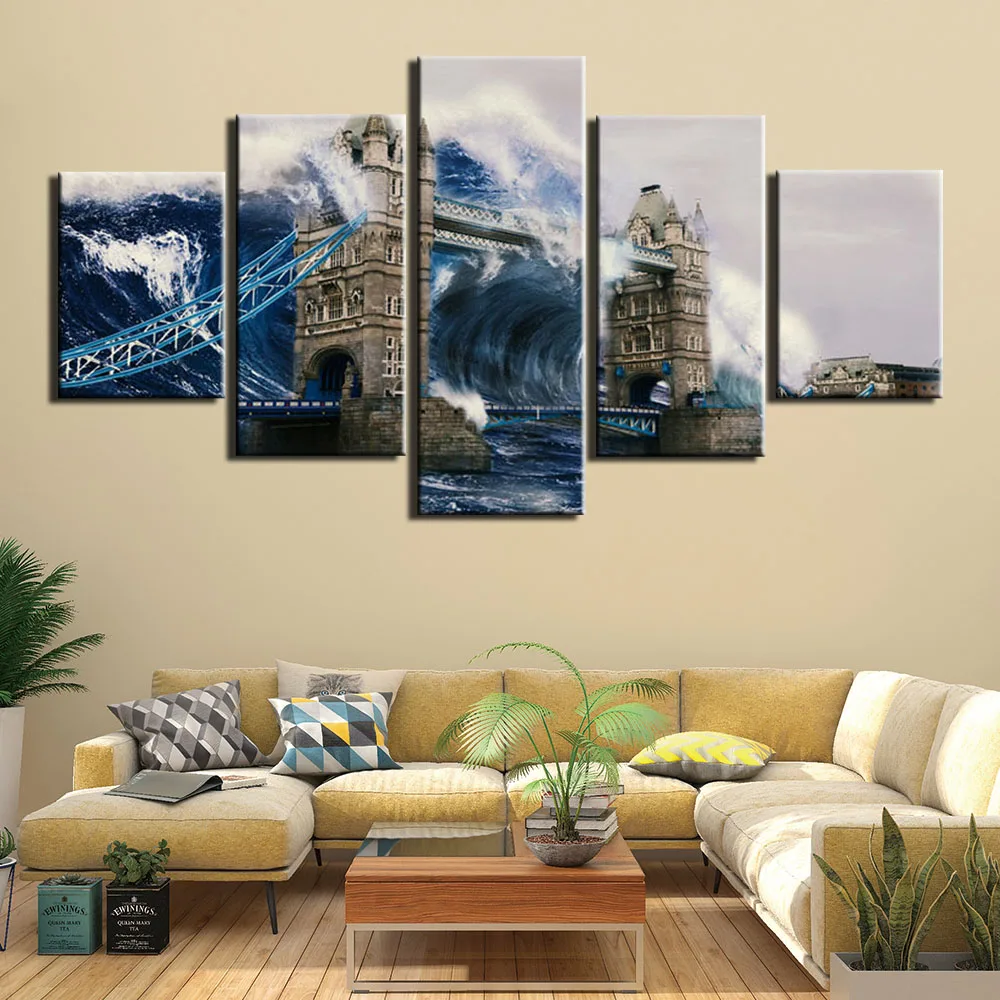 Wall Art Canvas Home Decoration HD Printed 5 Panel London City Painting Modern Posters Cuadros Modular Pictures For Living Room
Wall Art Canvas Home Decoration HD Printed 5 Panel London City Painting Modern Posters Cuadros Modular Pictures For Living Room