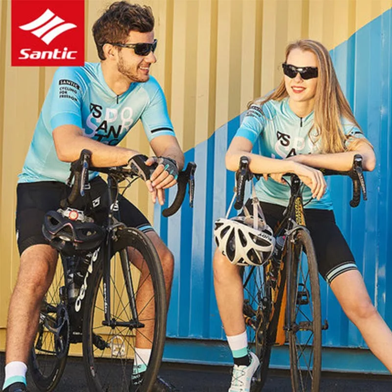 Santic Men Cycling Jersey Short Sleeve Summer MTB Suit Couples Men Women Same Tricolor Maillot Ciclismo Hombre 9C02142V
Santic Men Cycling Jersey Short Sleeve Summer MTB Suit Couples Men Women Same Tricolor Maillot Ciclismo Hombre 9C02142V