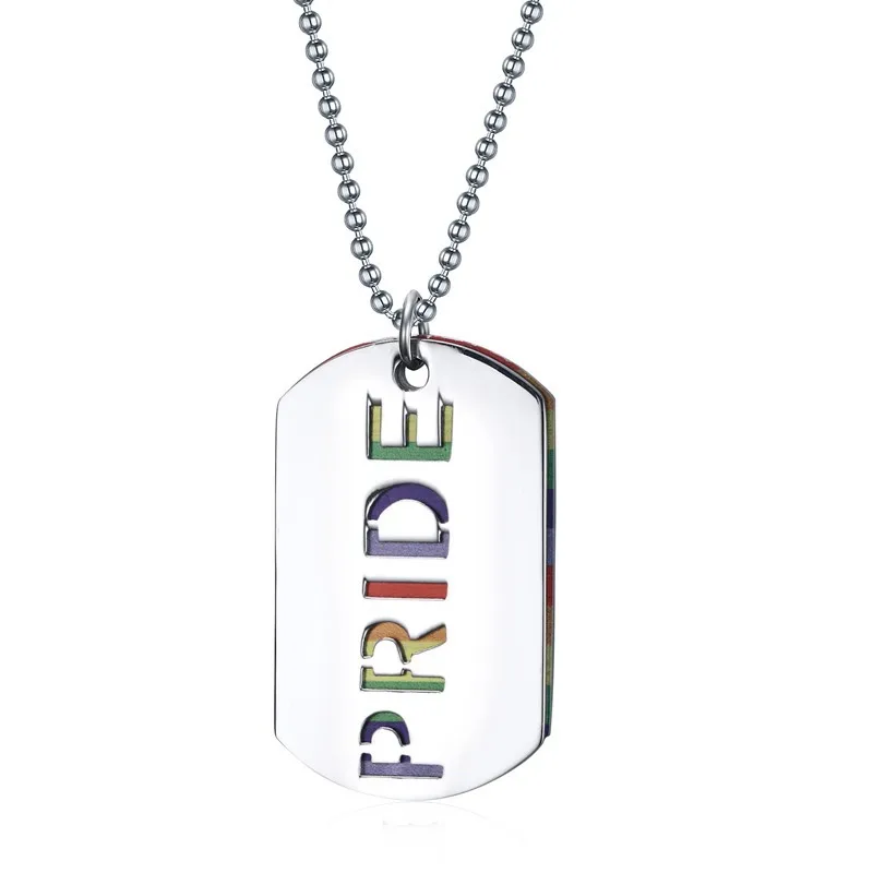 10PCS Retail Gay's Rainbo Pendant English Letter PRIDE Pendant Titanium Steel Lesbian Pendant High Quality
10PCS Retail Gay's Rainbo Pendant English Letter PRIDE Pendant Titanium Steel Lesbian Pendant High Quality
