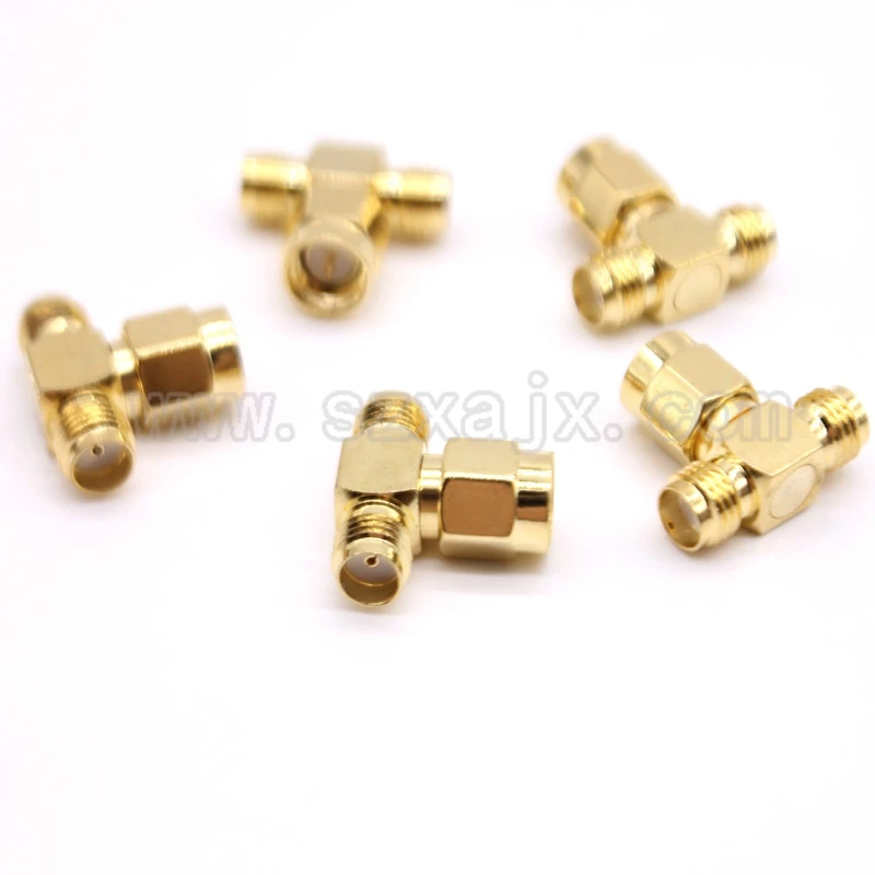 JX connector wholesale 100PCS SMA to SMA T type connector SMA male to 2 SMA female 3 way Splitter screw the needle connector
JX connector wholesale 100PCS SMA to SMA T type connector SMA male to 2 SMA female 3 way Splitter screw the needle connector