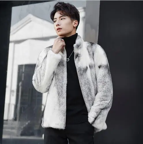 Genuine mink fur jacket men new arrival real fur coat men high quality mink marten fur clothing male cross mink
Genuine mink fur jacket men new arrival real fur coat men high quality mink marten fur clothing male cross mink