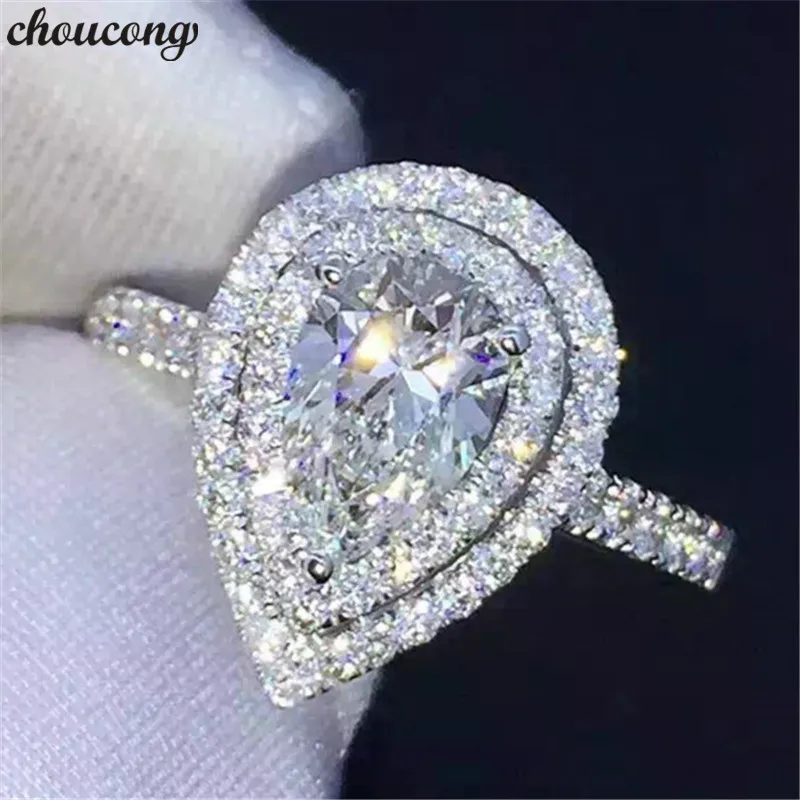 choucong Water Drop Promise Ring 925 sterling Silver AAAAA cz Stone Engagement Wedding Band Rings For Women Finger Jewelry Gift
choucong Water Drop Promise Ring 925 sterling Silver AAAAA cz Stone Engagement Wedding Band Rings For Women Finger Jewelry Gift