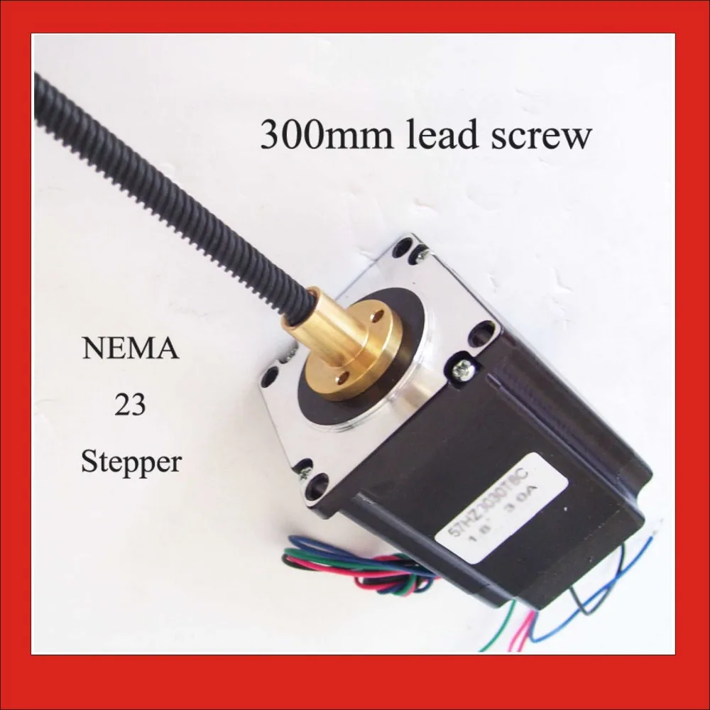 Promotion! NEMA 23 Lead Screw Linear Stepper Motor Nema23 Screw Axial 300mm Length T8 Copper Nut
Promotion! NEMA 23 Lead Screw Linear Stepper Motor Nema23 Screw Axial 300mm Length T8 Copper Nut