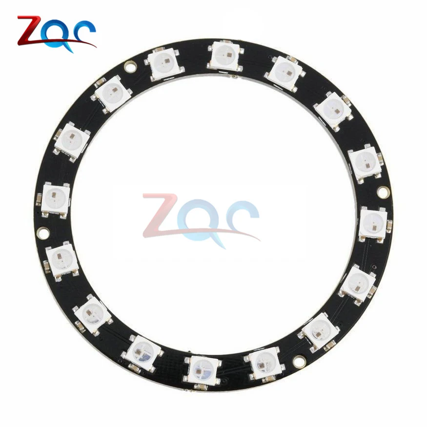 16 бит 16 X WS2812 5050 RGB светодиодная кольцевая лампа с встроенными драйверами 60 мм для Arduino WS2812B
16 бит 16 X WS2812 5050 RGB светодиодная кольцевая лампа с встроенными драйверами 60 мм для Arduino WS2812B