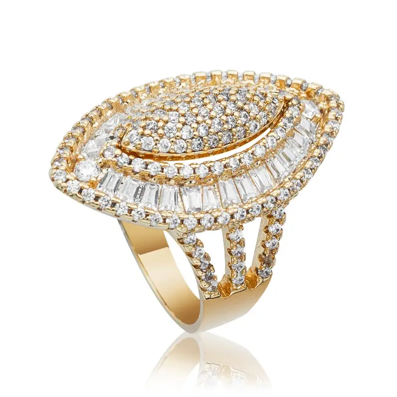 Newness Luxury Olive Engagement Wedding Ring Super Full Micro Paved Cubic Zircon Bridal Fashion Jewelry
Newness Luxury Olive Engagement Wedding Ring Super Full Micro Paved Cubic Zircon Bridal Fashion Jewelry