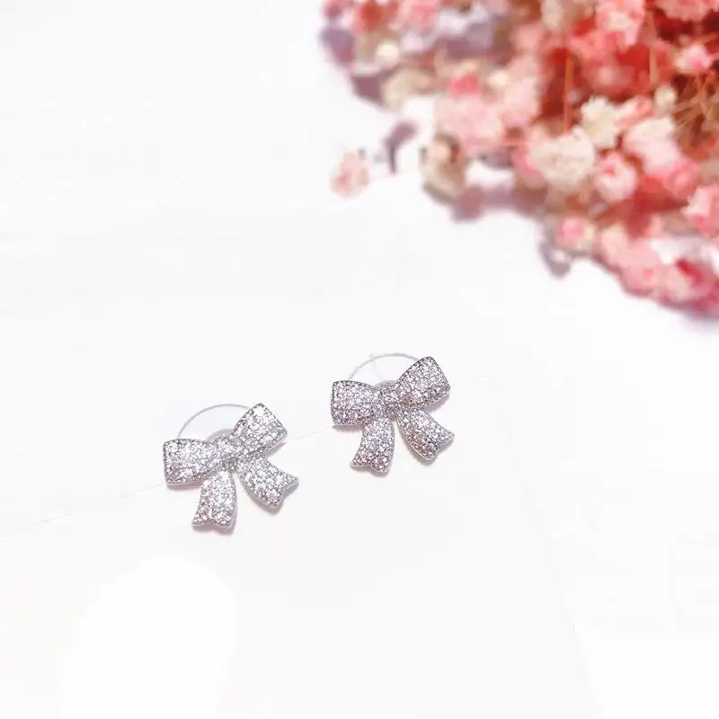 Delicate Bow Stud Earrings For Women Girls 2020 New Korean Small Earrings Jewelry Bijoux Cute Temperament Gifts
Delicate Bow Stud Earrings For Women Girls 2020 New Korean Small Earrings Jewelry Bijoux Cute Temperament Gifts