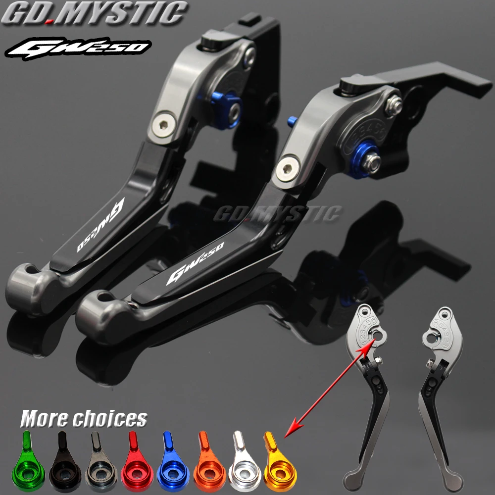Логотип GW250 для SUZUKI GW 250 Inazuma 2013 2014 2015, алюминиевые складные выдвижные рычаги тормозной муфты с ЧПУ для мотоцикла GW250
Логотип GW250 для SUZUKI GW 250 Inazuma 2013 2014 2015, алюминиевые складные выдвижные рычаги тормозной муфты с ЧПУ для мотоцикла GW250