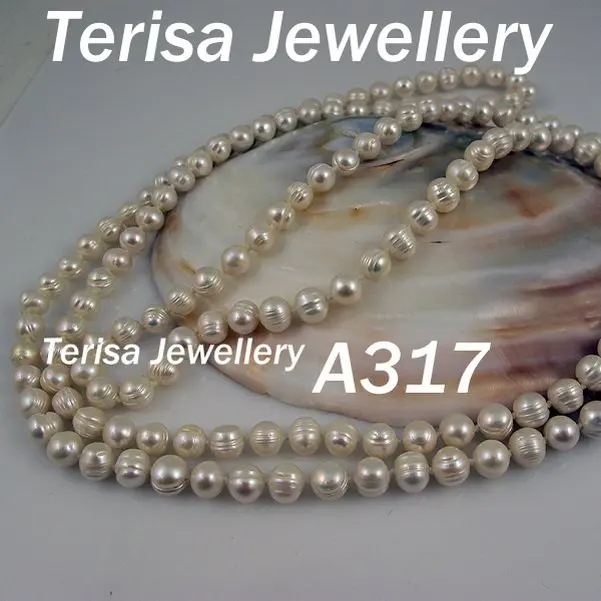 New Free Shipping A317#,New AA Natural White Fresh Water Pearls 8-9MM 120cm(50inch)Long Necklace.
New Free Shipping A317#,New AA Natural White Fresh Water Pearls 8-9MM 120cm(50inch)Long Necklace.