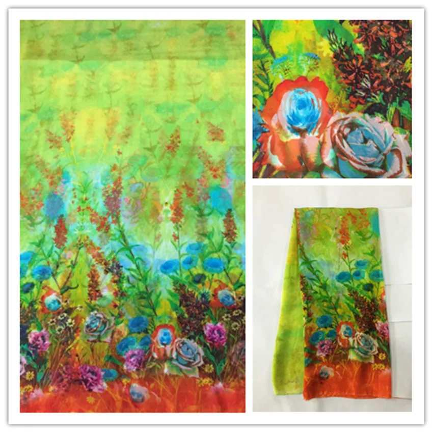 140cm Thin 100%Pure Natural Mulberry Silk Chiffon Digital Printed Blue Fabric Material Textile Sew Women Dress Scarf Cloth DS12
140cm Thin 100%Pure Natural Mulberry Silk Chiffon Digital Printed Blue Fabric Material Textile Sew Women Dress Scarf Cloth DS12