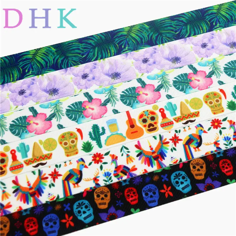 DHK 7/8'' Free shipping mexico skull flowers coco printed grosgrain ribbon Accessory hairbow headwear DIY decoration 22mm S762
DHK 7/8'' Free shipping mexico skull flowers coco printed grosgrain ribbon Accessory hairbow headwear DIY decoration 22mm S762