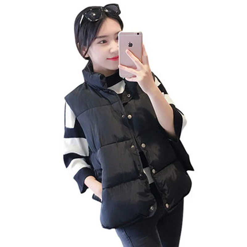 New Winter Fashion Thick Vest Coat Women Warm Short Mandarin Collar Waistcoat Down Cotton Jacket Vests Female Parkas Mw115
New Winter Fashion Thick Vest Coat Women Warm Short Mandarin Collar Waistcoat Down Cotton Jacket Vests Female Parkas Mw115