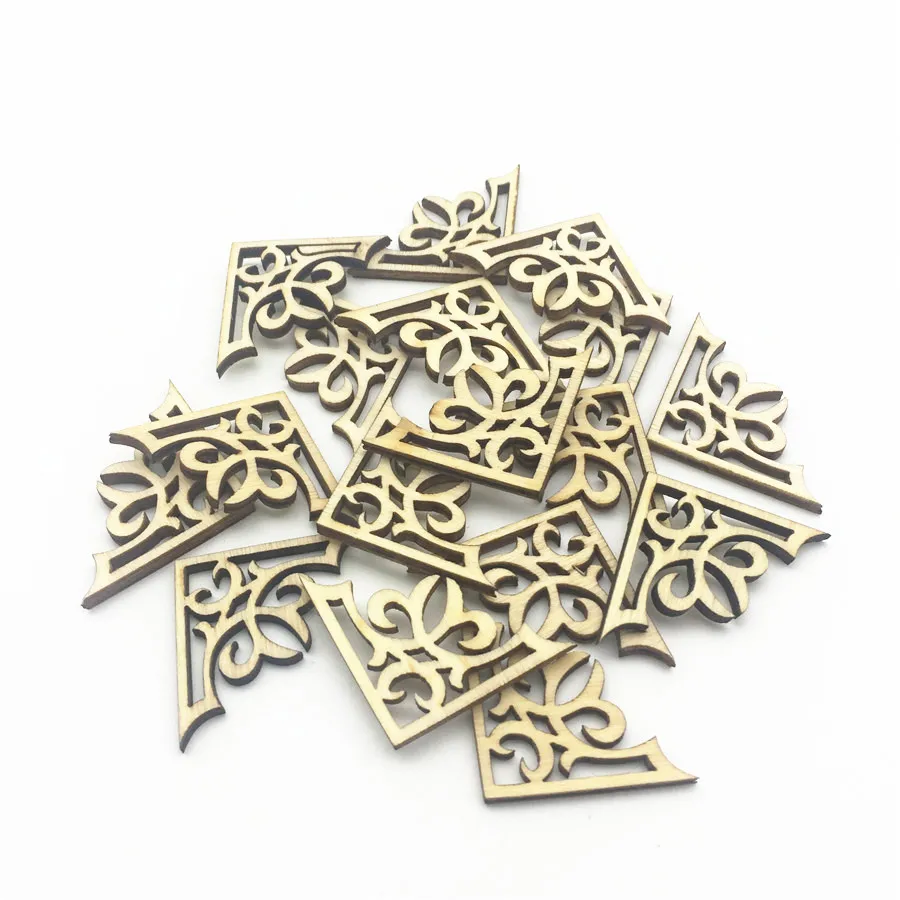 100PCS 28mm Natural Florals Wooden Corners Emebellishments Cardmaking DIY Crafts Scrapbooking Confetti
100PCS 28mm Natural Florals Wooden Corners Emebellishments Cardmaking DIY Crafts Scrapbooking Confetti