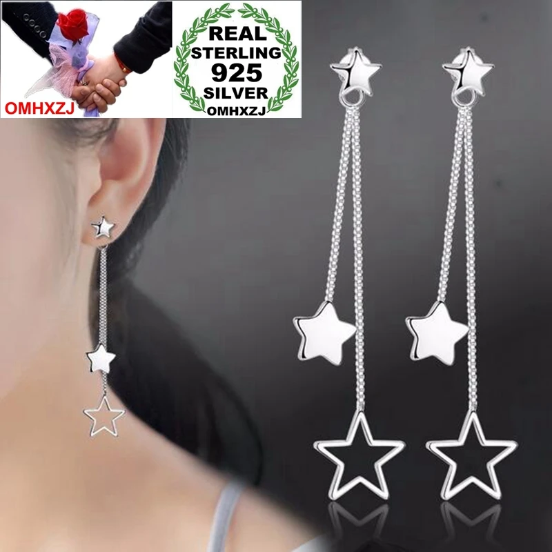 OMHXZJ, оптовая продажа, темпераментная мода, Kpop, женский свадебный подарок, пентаграмма, Стерлинговое Серебро 925 пробы, длинные кисточки, серьги-гвоздики YS287
OMHXZJ, оптовая продажа, темпераментная мода, Kpop, женский свадебный подарок, пентаграмма, Стерлинговое Серебро 925 пробы, длинные кисточки, серьги-гвоздики YS287