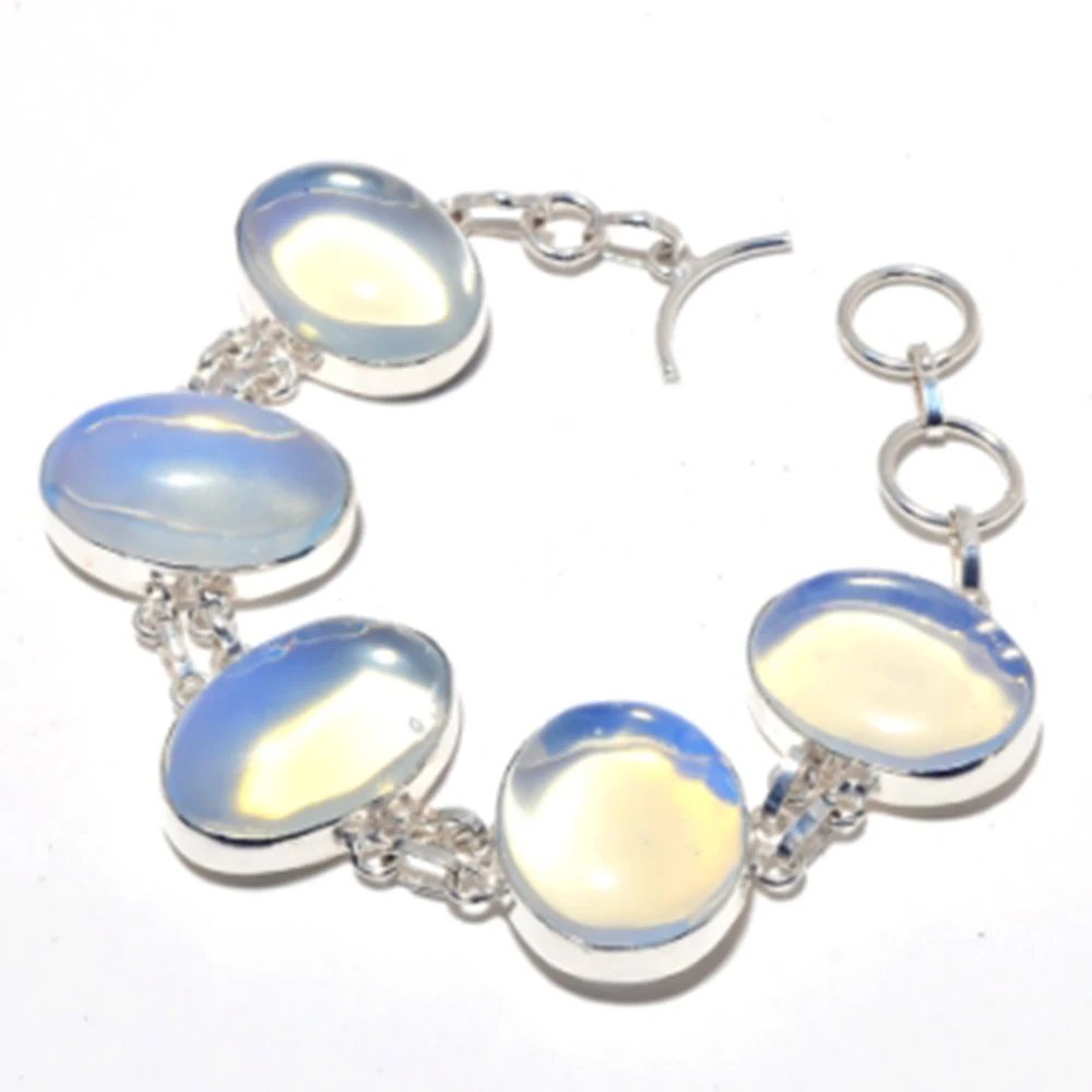 Opilite Bracelet Silver Overlay over Copper, 21.7 cm , B3750