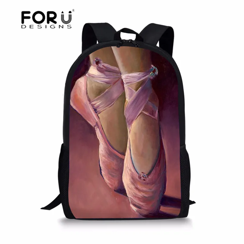 FORUDESIGNS Pink Ballet Shoes Ballet Dancer Painting School Bag for Girls Backpack Child Teenager Children's School Backpacks
FORUDESIGNS Pink Ballet Shoes Ballet Dancer Painting School Bag for Girls Backpack Child Teenager Children's School Backpacks